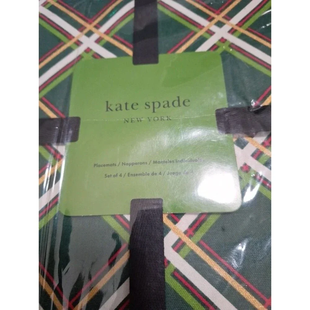 Kate Spade 4 pack Holiday placemats NEW